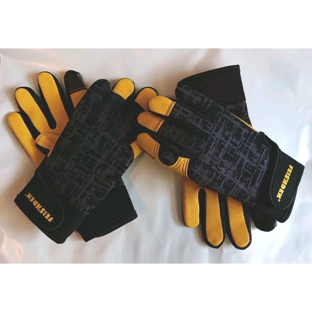 FEISHDEK Kids Size Small Leather Gardening Gloves Gloves 8-12 Years